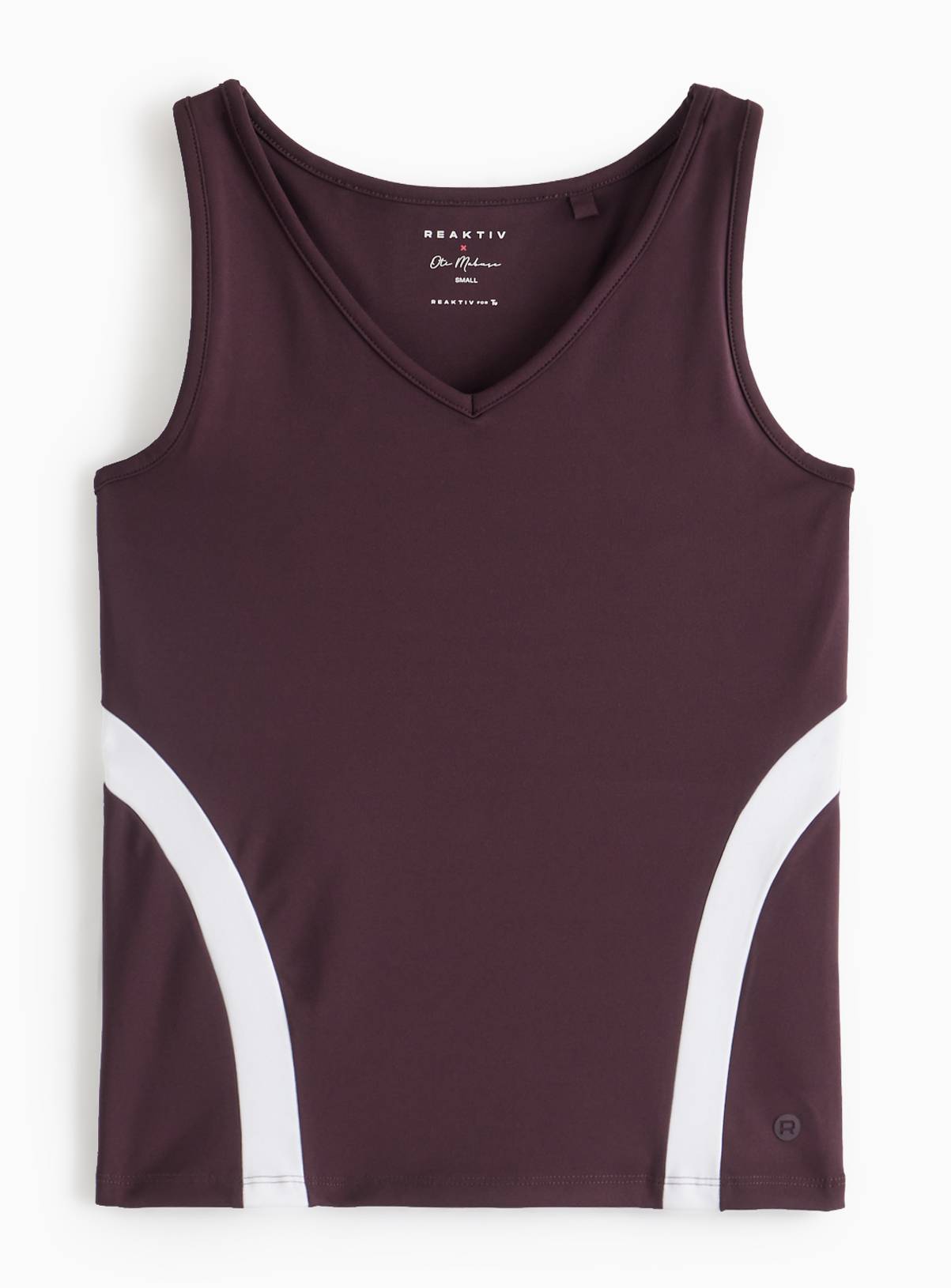 REAKTIV Plum Training Colourblock Built In Support Vest XL - Image 4